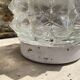 Mini ceiling light in moulded glass, 1970s.
