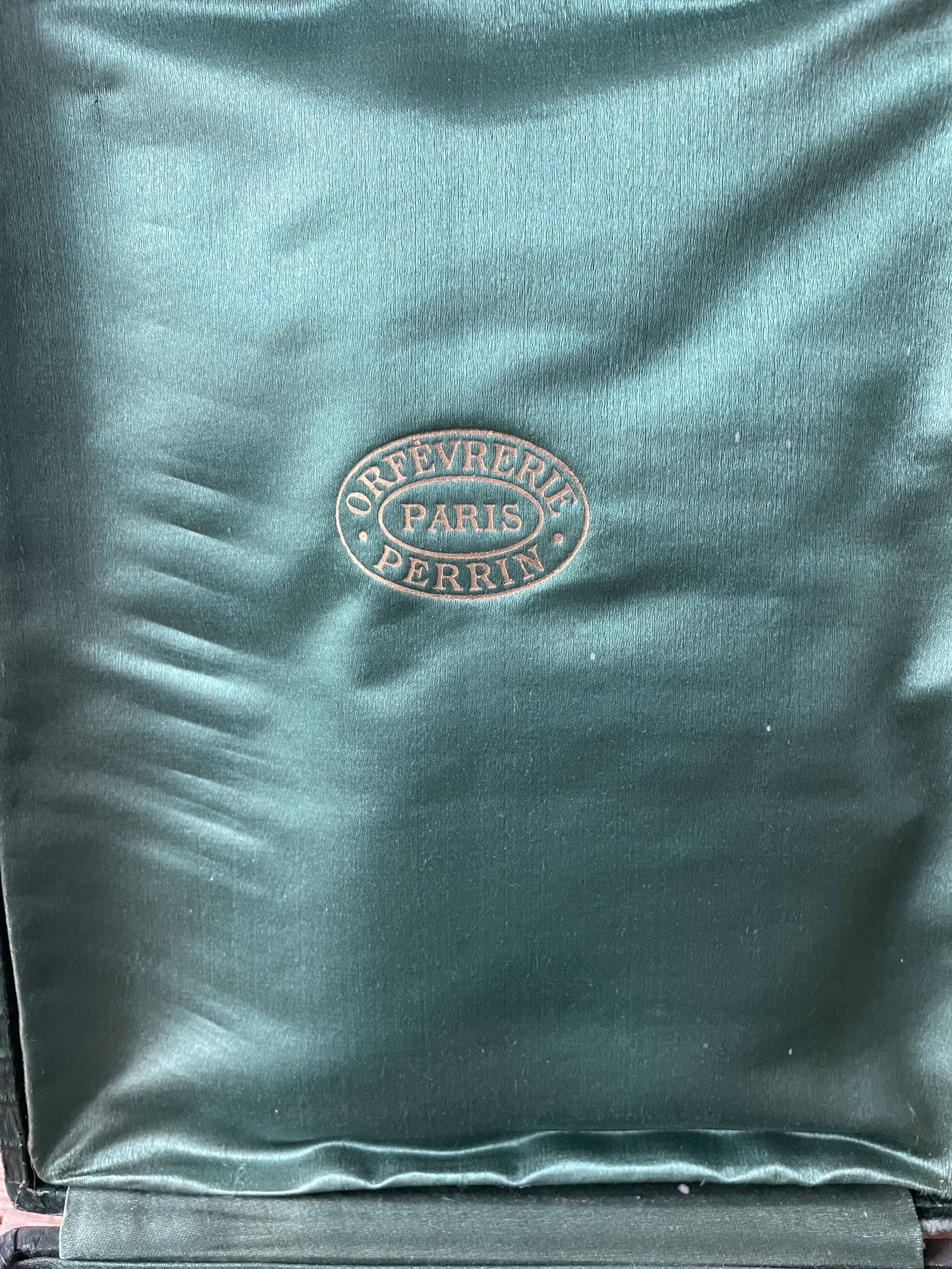 Ménagère art déco 24 pièces Orfèvrerie Perrin Paris