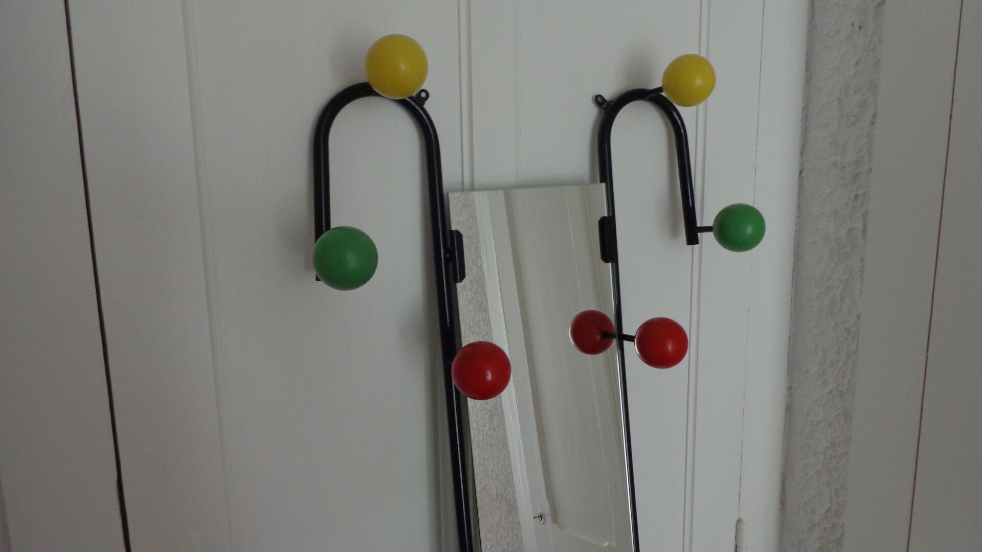 Vintage metal coat holders