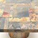 Vintage brutalist coffee table made in the 1970s
