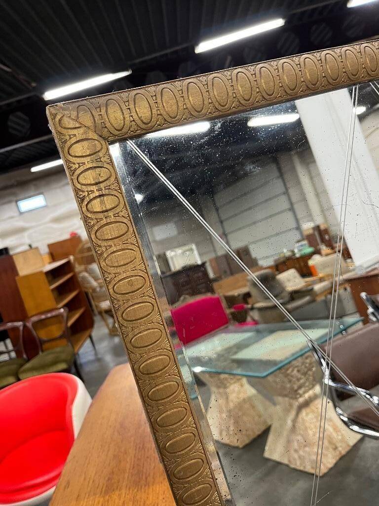 Tall/long vintage mirror with a 'tile' effect