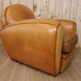 Vintage leather club chair