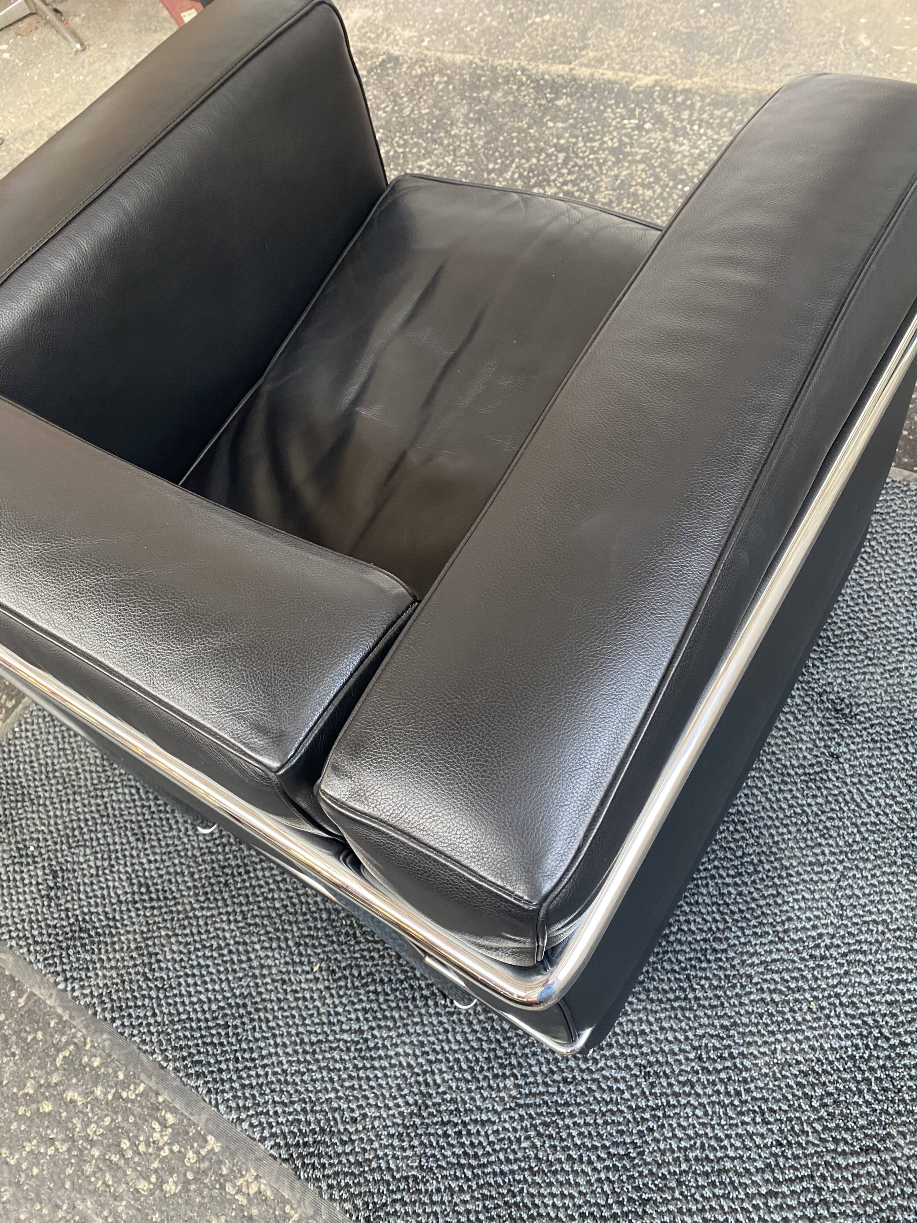 LC2 armchair by Le Corbusier, Pierre Jeanneret and Charlotte Perriand for Cassina