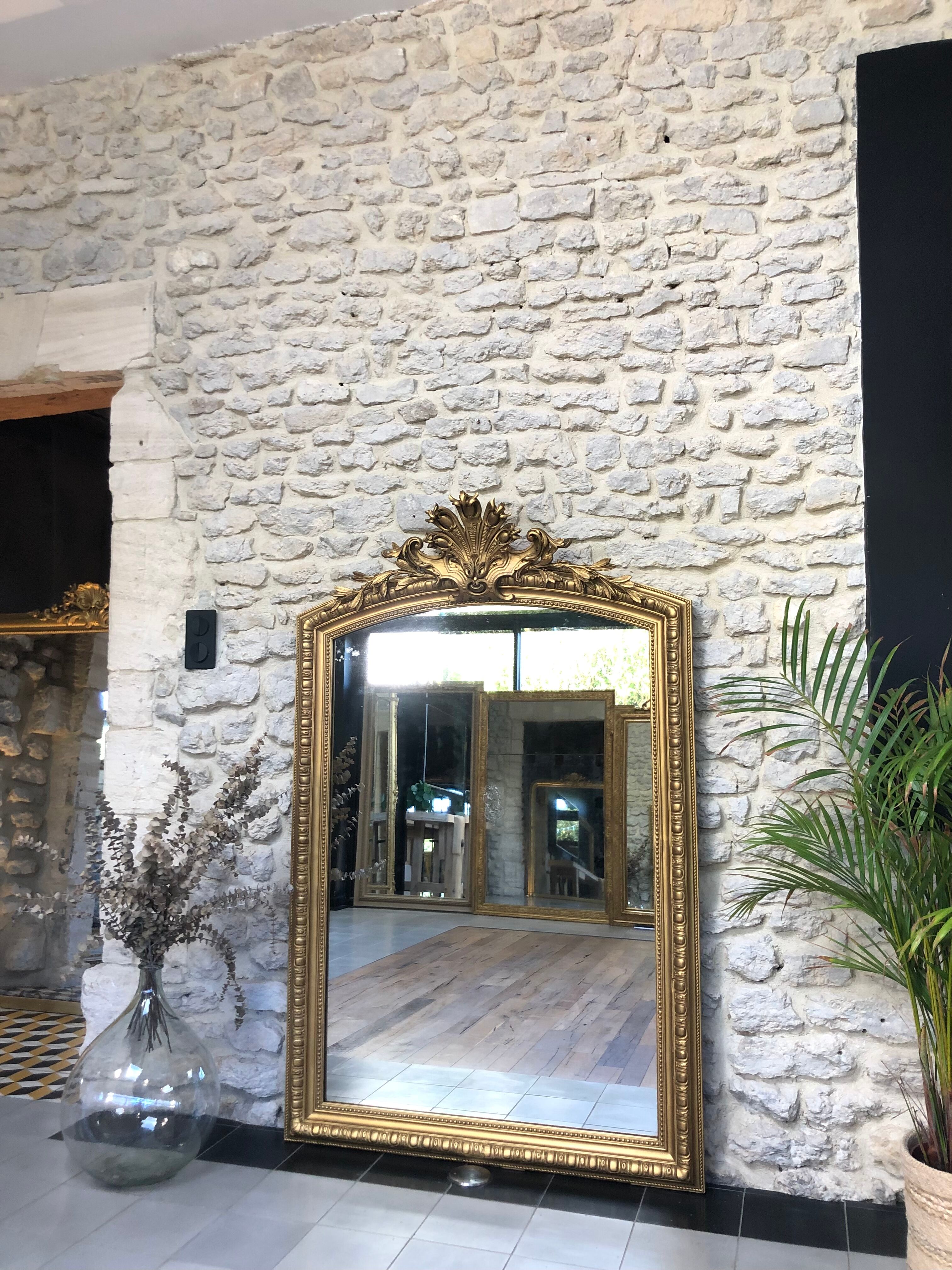 Pediment mirror 154cm/99cm