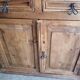 Raw wooden buffet