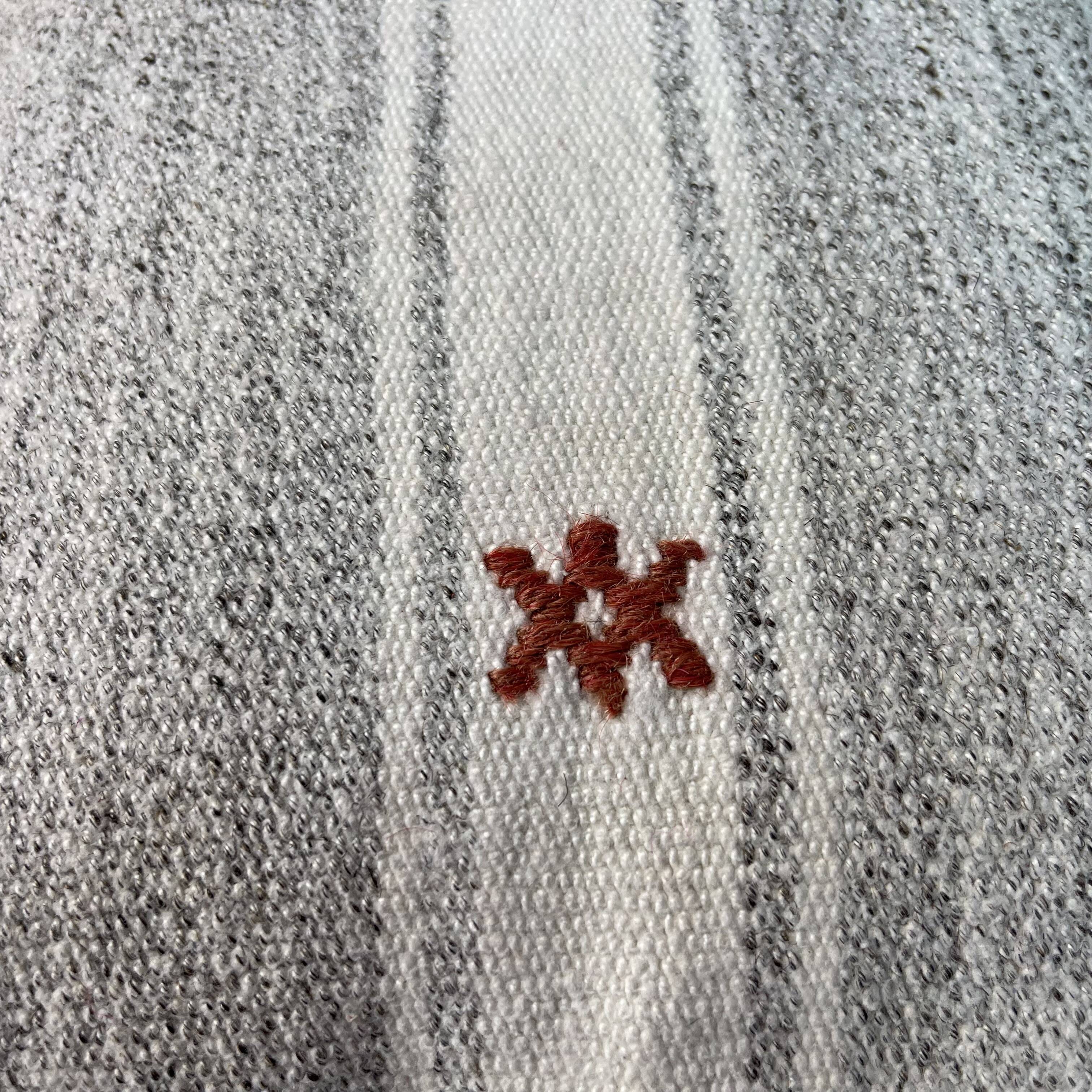 Vintage turkish handmade kilim cushion cover , 30 x 50 cm