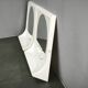 Pair of Italian Space Age Terry Plastic Mirrors, 1970s