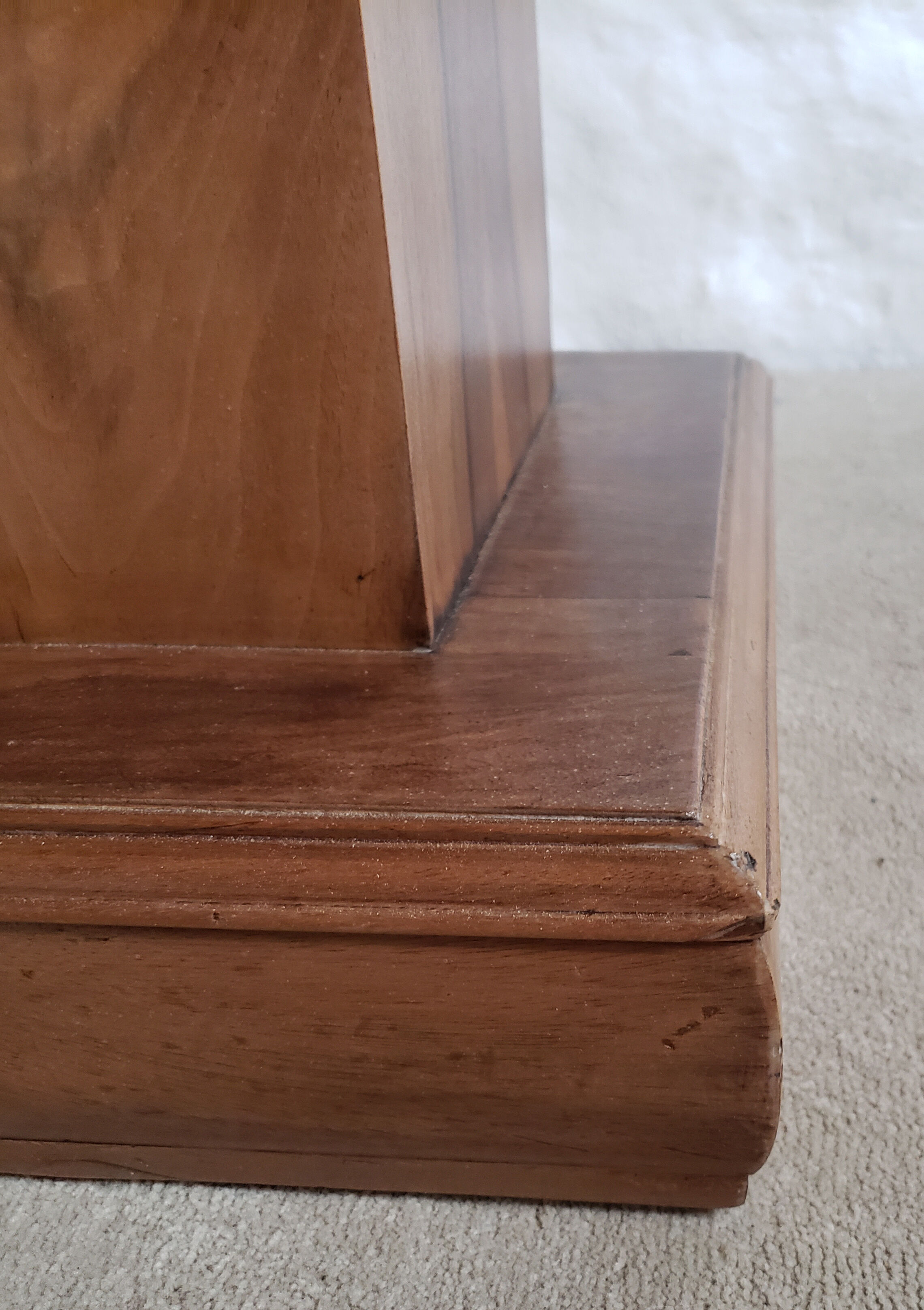 Walnut art-deco table