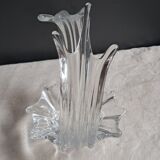 Art Deco crystal basket