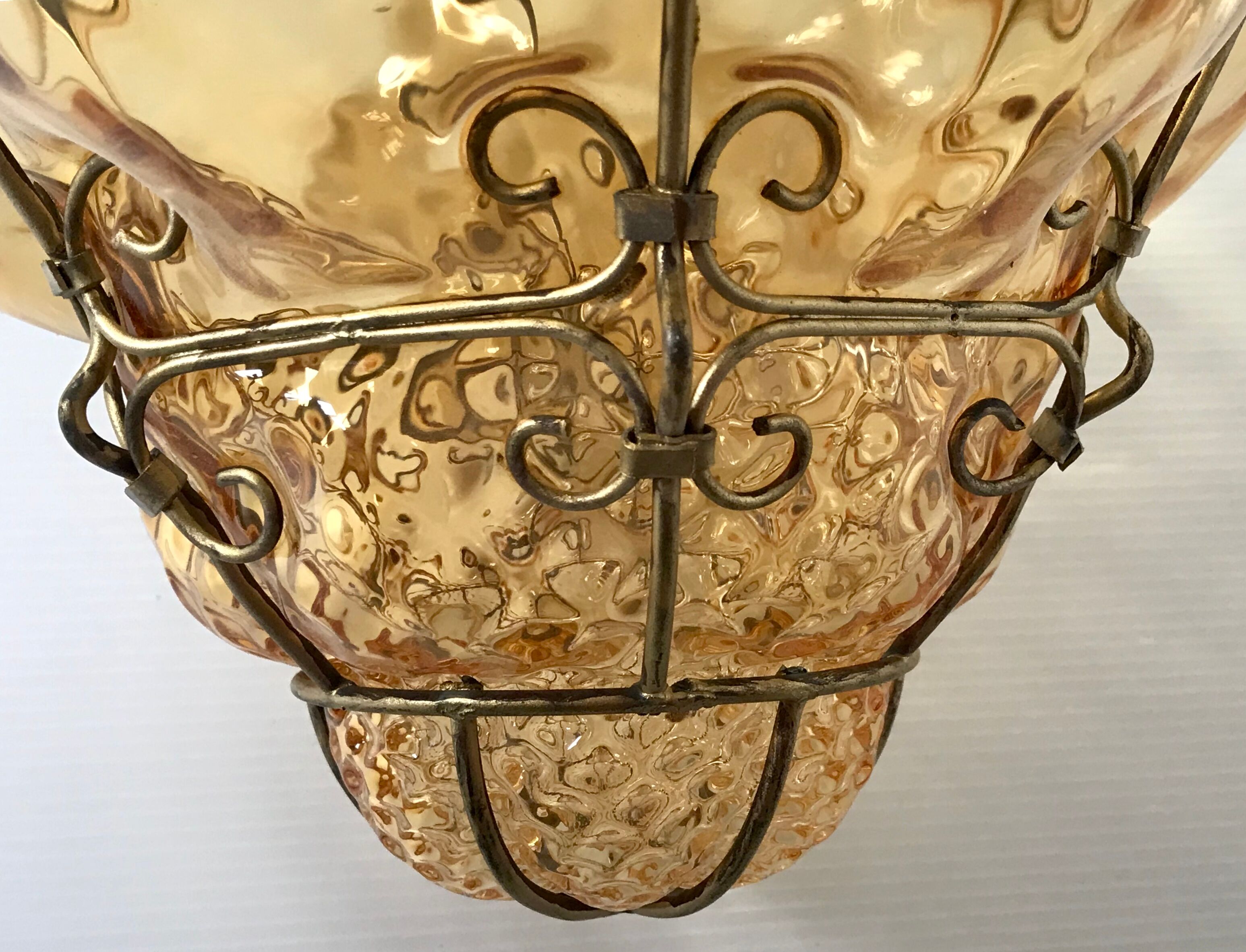 Vintage Venetian Lantern blown glass