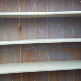 Old fir wall showcase