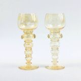 Hand Blown Glass Wine Glasses from Roemer, Germany, 1900s