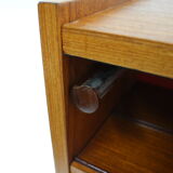 Teak folding bar by Johannes Andersen, Denmark 1960