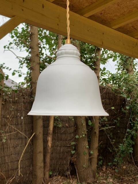 New alix d. reynis pendant light in limoge porcelain