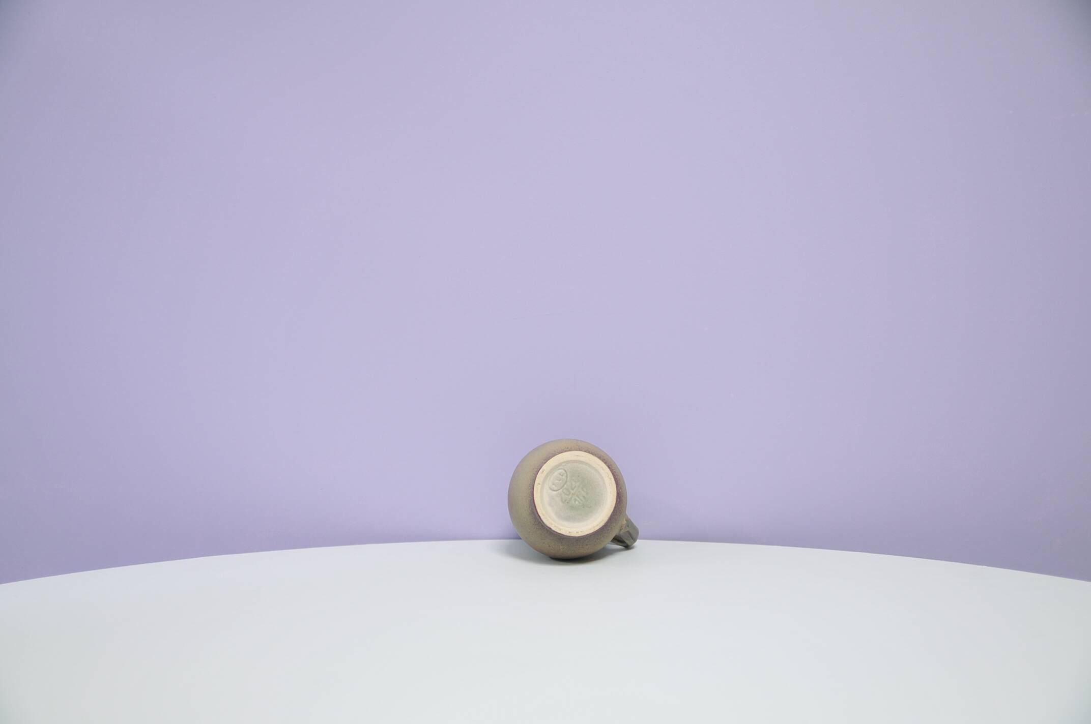 Beige & brown West Germany jug