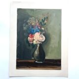 "The Pompom Roses", heliogravure by Raymond Jacquet after Maurice de Vlaminck (1876-1958)