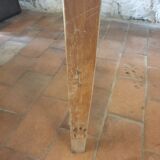 Table merisier foot spindle
