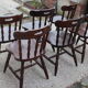 Series of 6 western chairs