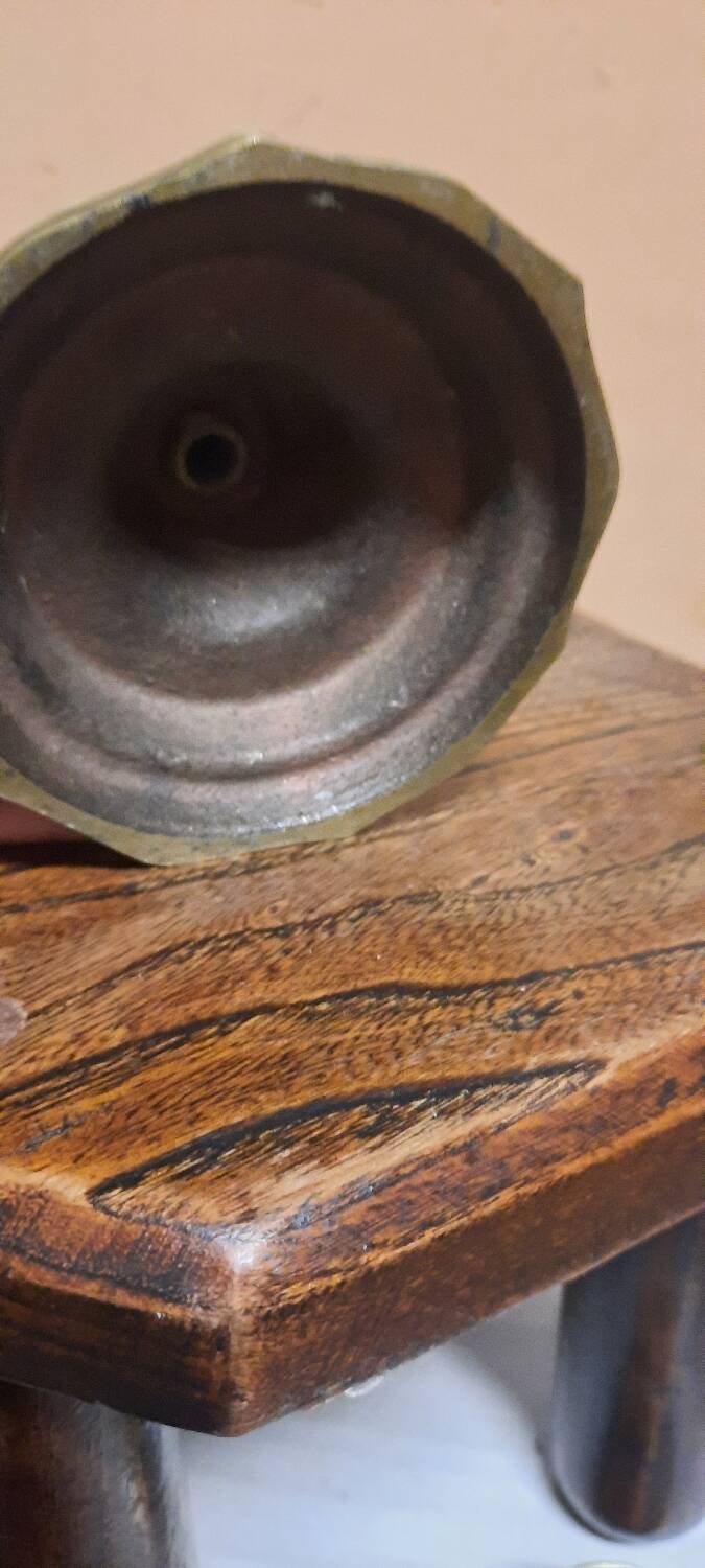 Bronze candle holder