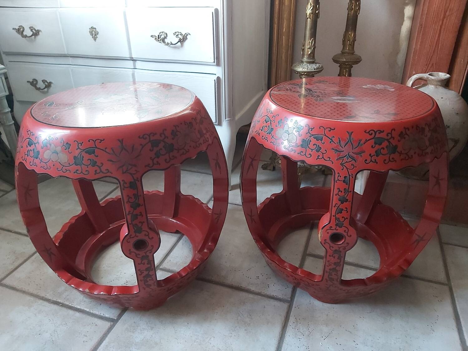 Pair of stools