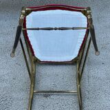 Chiavari chair in gilded brass