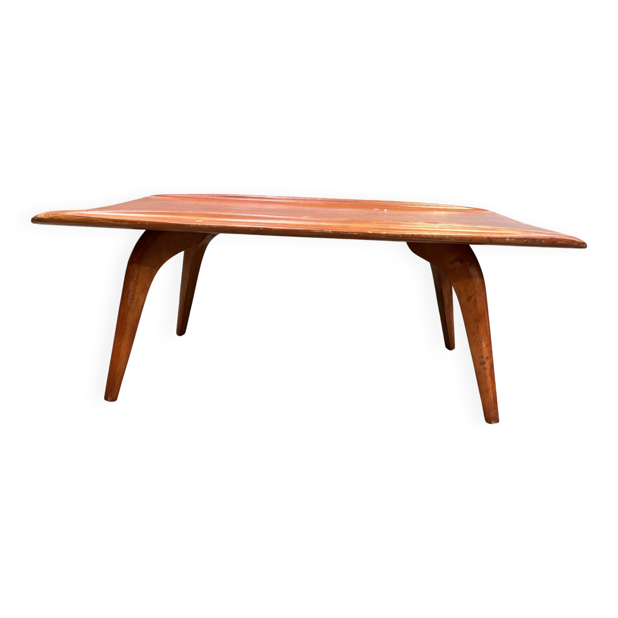 Scandinavian style wooden coffee table
