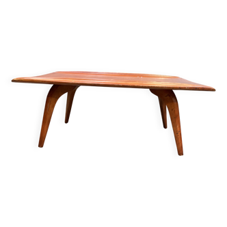 Scandinavian style wooden coffee table