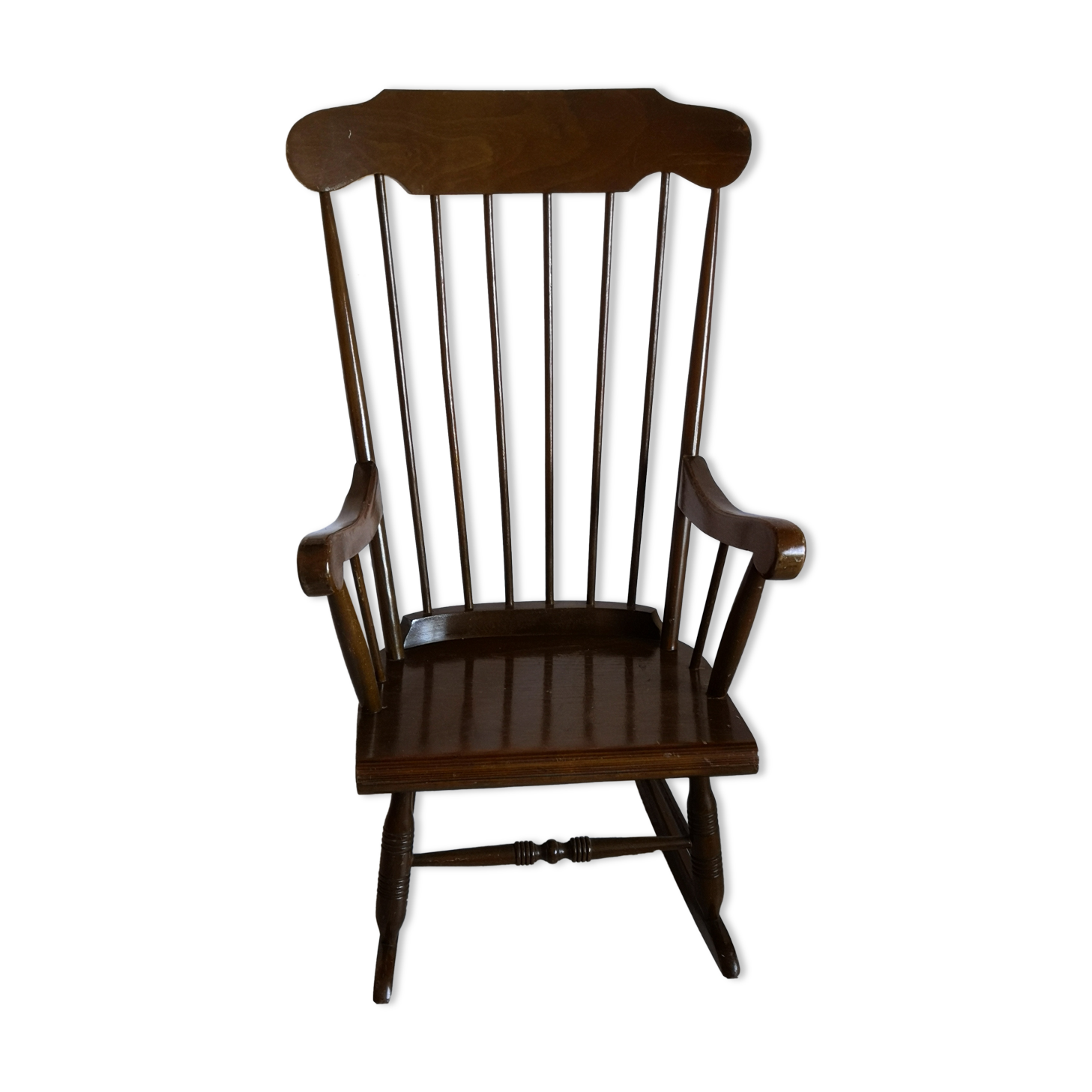 Rocking-chair solid wood vintage 50s-70s