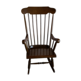 Rocking-chair solid wood vintage 50s-70s