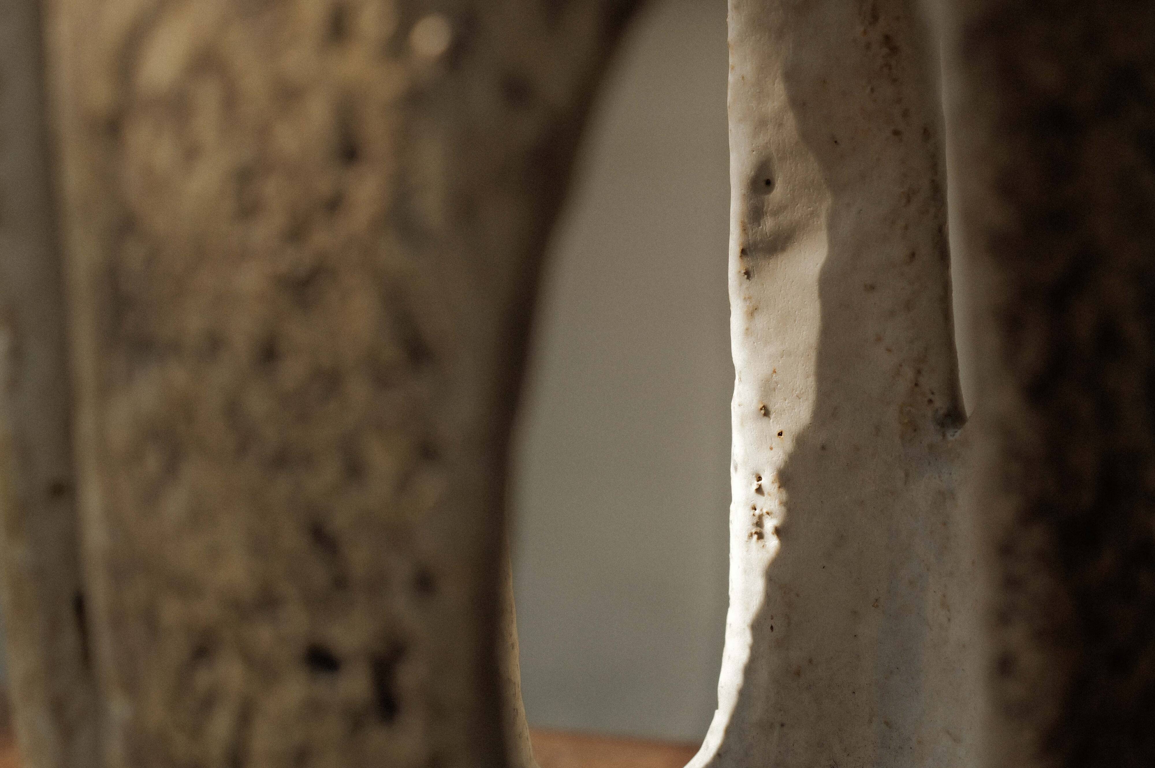 Large sculptural glazed ceramic planter, circa 1970