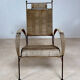 Fauteuil en métal cordé