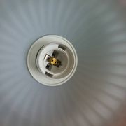 Suspension lampe abat-jour en verre