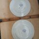 3 antique flat plates in ironstone