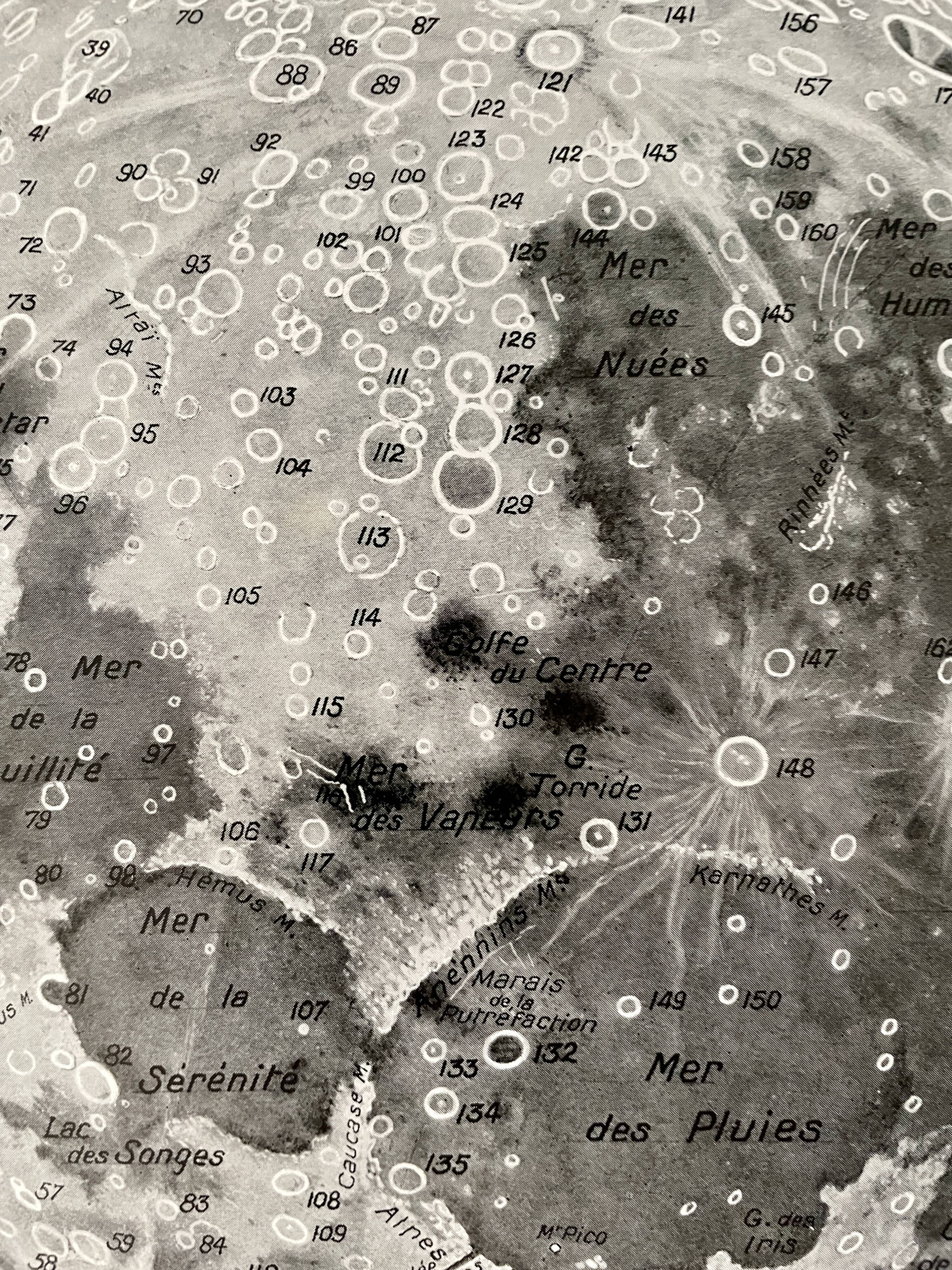 Photographic plate on the moon - 1930