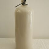 Glazed stoneware bottle - beige/cream