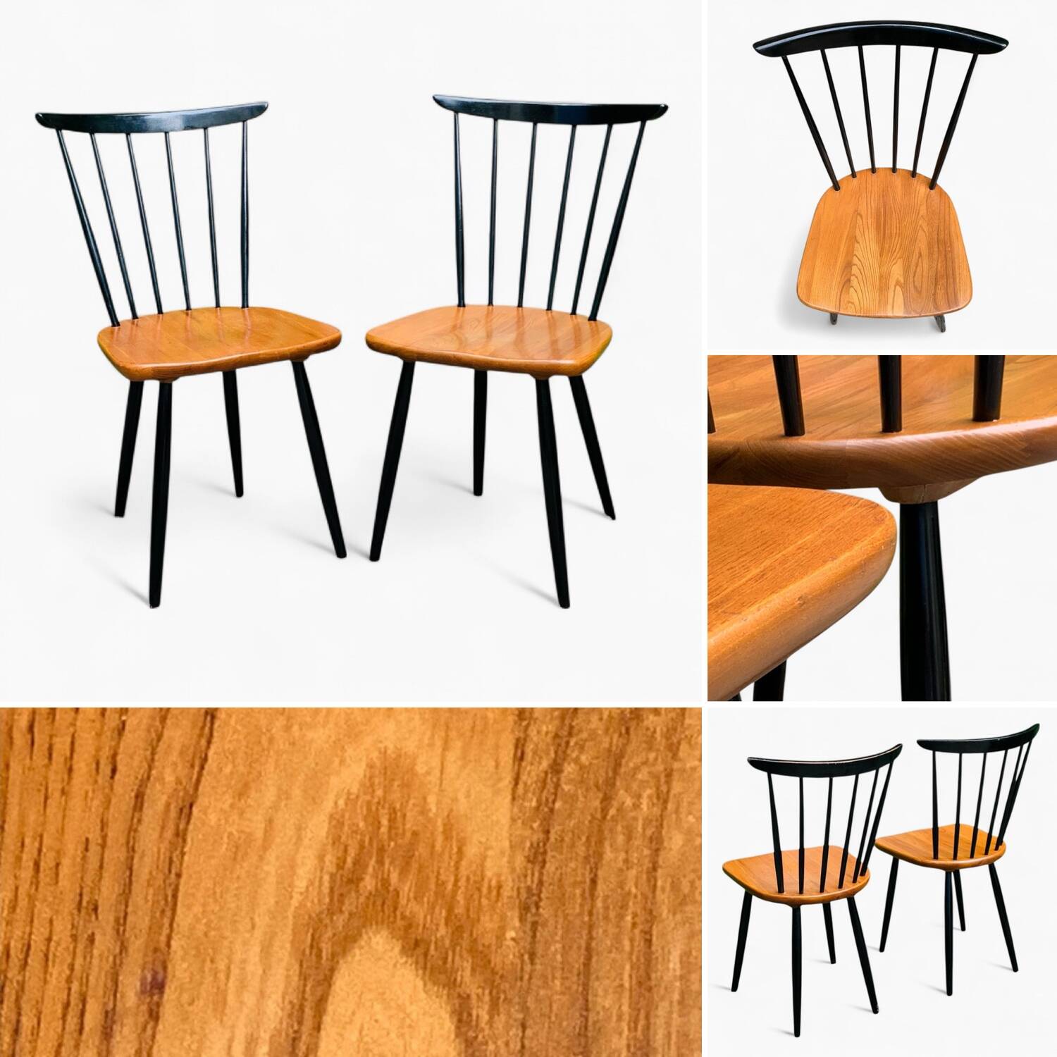 Pair of Scandinavian chairs 1950