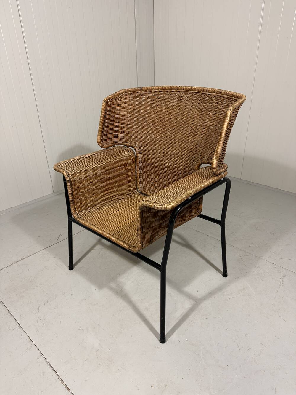 Wouter Fens rattan chair Gebr. Jonker Netherlands 1960’s