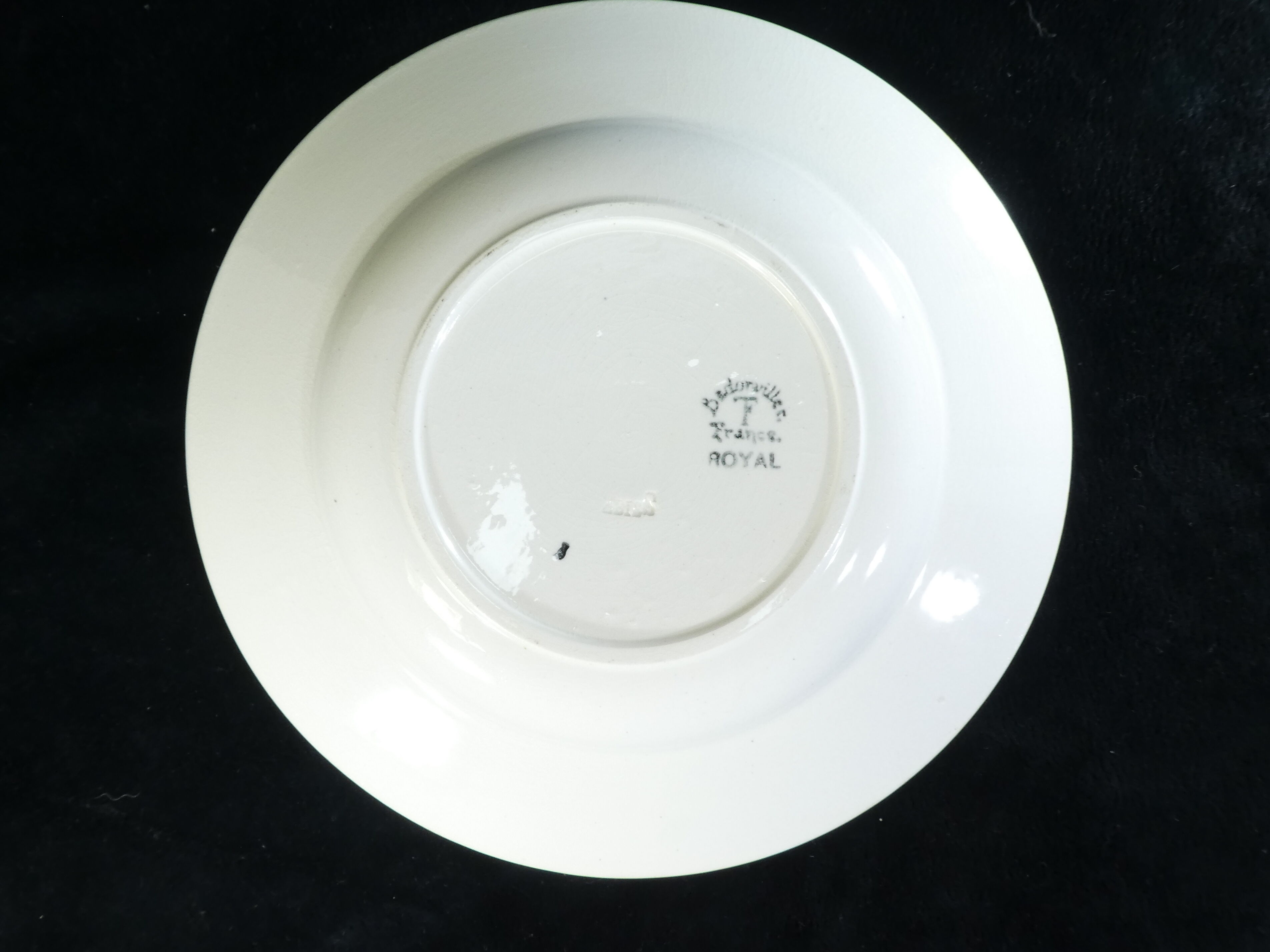 12 hollow plates badonviller model royal no digoin