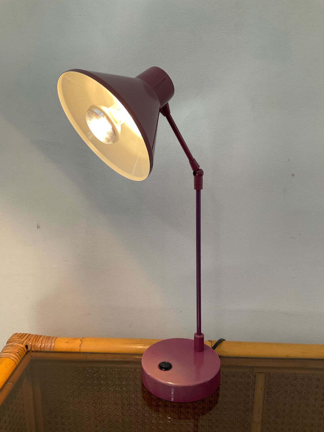 Vintage articulated lamp from the 80s