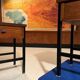 Paire de tables de chevets vintage 1950
