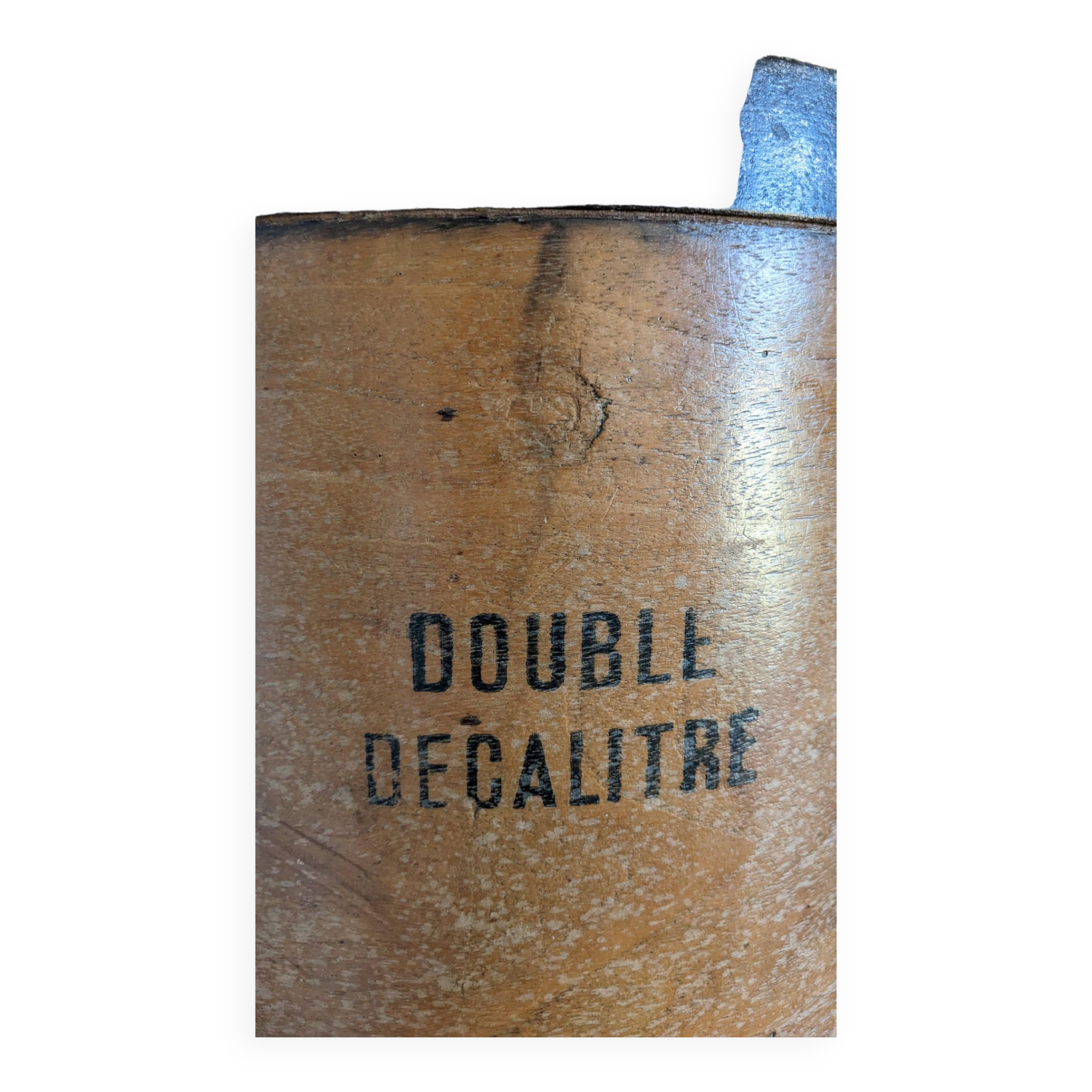 Double decaliter grain measure