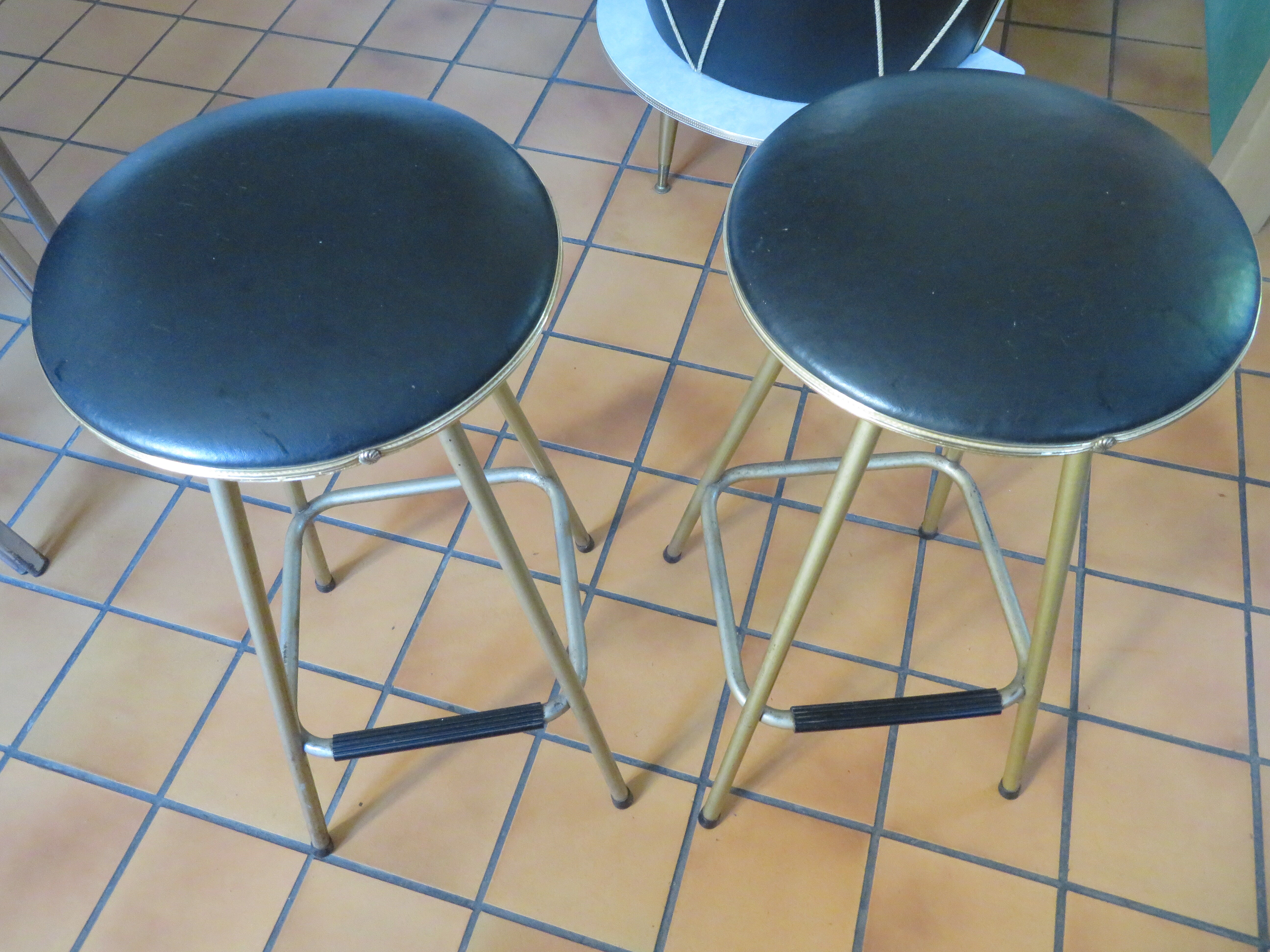 bar "cocktail Tambour" half-moon 50s/60s
