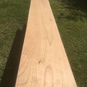 Pair of benches in oak and cherry 250x29x45