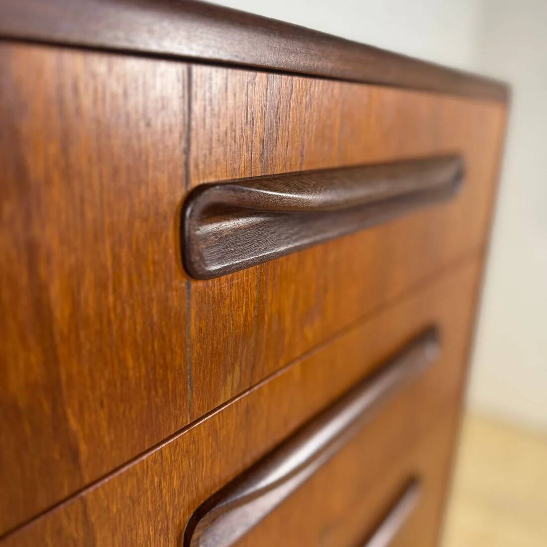 G-Plan teak chest of drawers – Mid-century elegance of British design