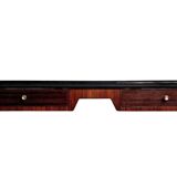 Mid-Century Italian Wood and Brass Console Table, 1950s