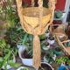 Large vintage macrame plant holder