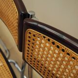 Set of four chairs, Bauhaus design, 1960s, production: Italy