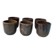 6 tasses en grès Breugnot