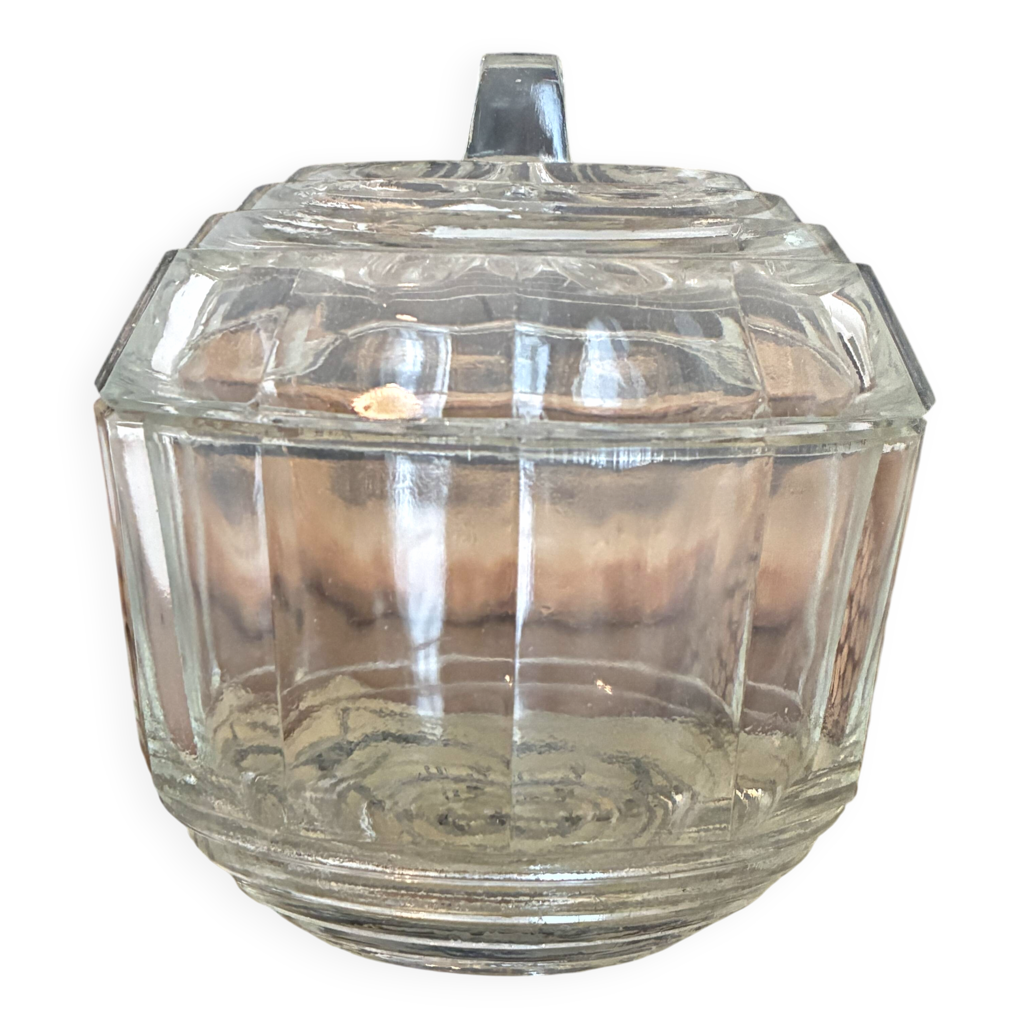 glass sugar bowl