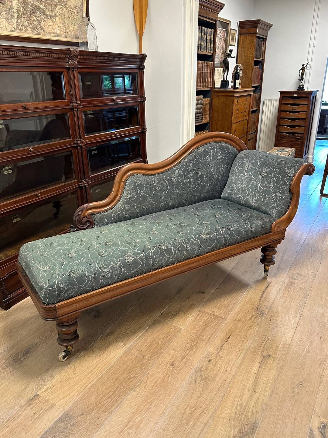 Chaise longue anglaise antique